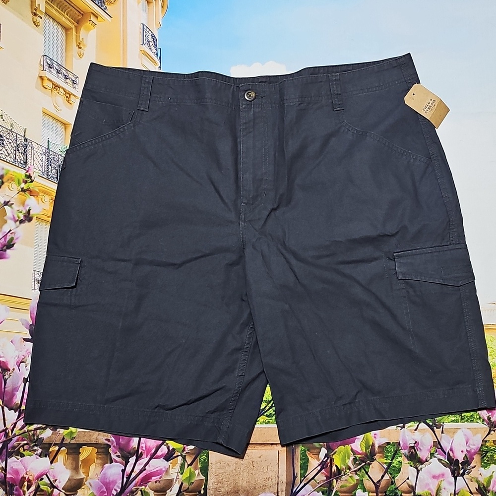 Field & Stream Gray Cargo Shorts Size 42 NWT